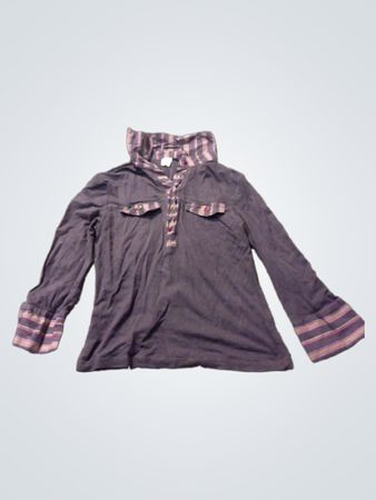 STILL Gestreiftes Rollkragen Langarmshirt