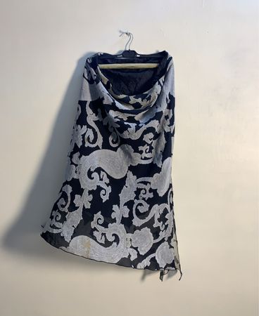 OVSSE EVERYDAY Schwarz und Weiß Paisley Druck Rock