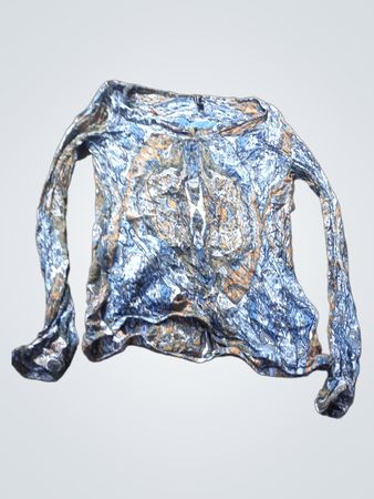 Chemise imprimée à manches longues
