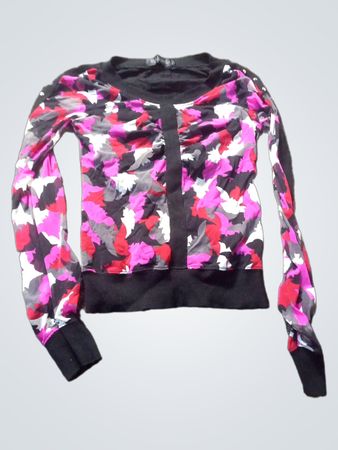 Veste à manches longues multicolore