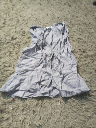 Robe sans manches grise