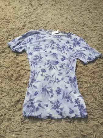 Hennes Collection Floral Mesh Top