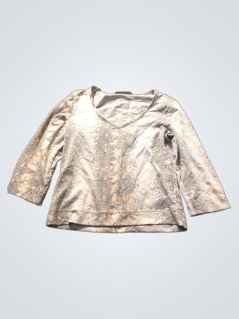 VILA Kleidung Schlange Print Langarmshirt