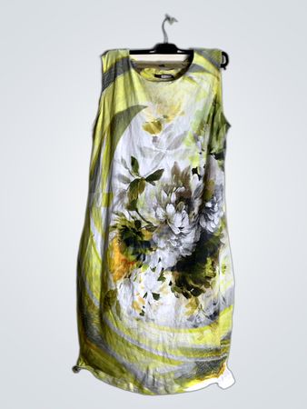 ANNA MENOTTI Ärmelloses Blumendruckkleid