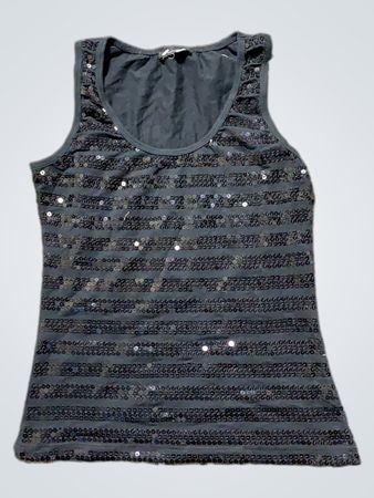 Pailletten-Tanktop