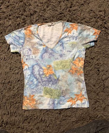 Grafik T-Shirt mit Gefühl der Freude