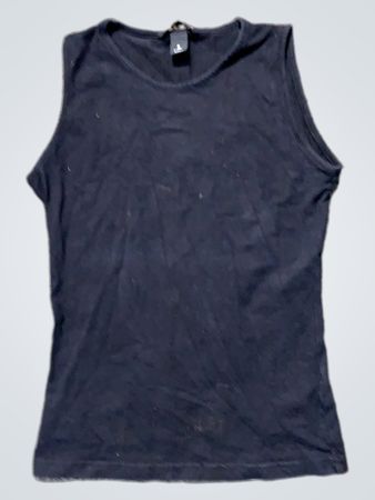 Marineblaues ärmelloses Top