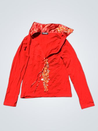 Dividi Collection Rotes Langarmshirt