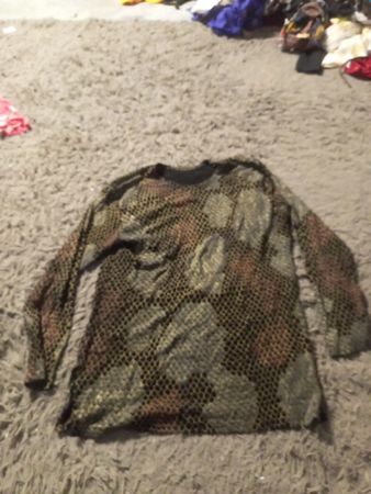 Langarm-Camouflage-Shirt