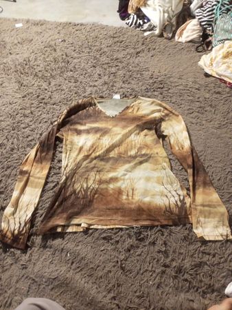 Itim Langarmshirt mit Landschaftsdruck