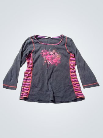 Christine LAURE Langarmshirt mit floralem Grafikdruck