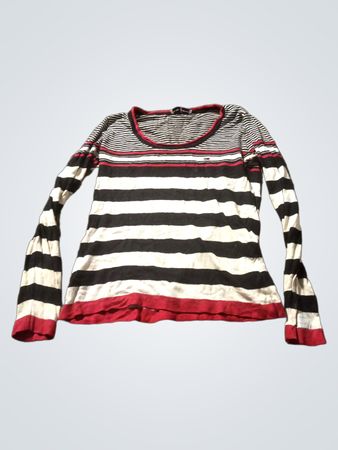 Tommy Hilfiger Sport Langarm gestreiftes Oberteil