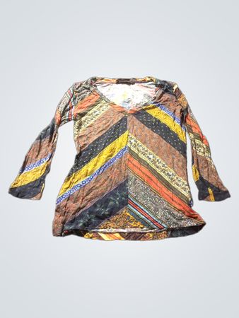 Desigual Patchwork Langarm-Top