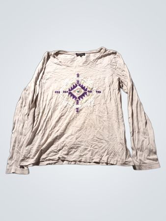 CAROLL Langarm-Graphic-T-Shirt