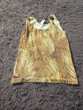 Tanktop mit Palmenblattdruck