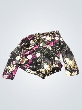 Langarmshirt mit japanisch inspiriertem Druck