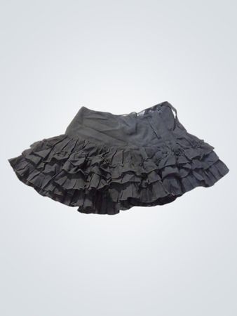 Schwarzer Rüschensock