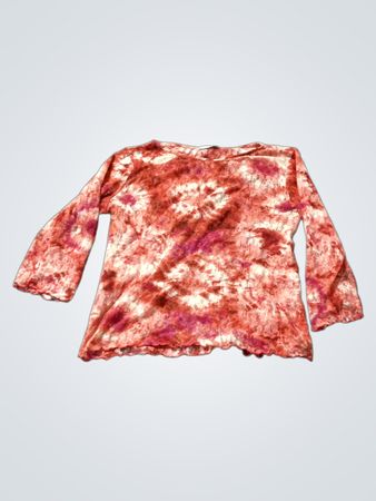 Un Deux Trois Tie-Dye Langarmoberteil