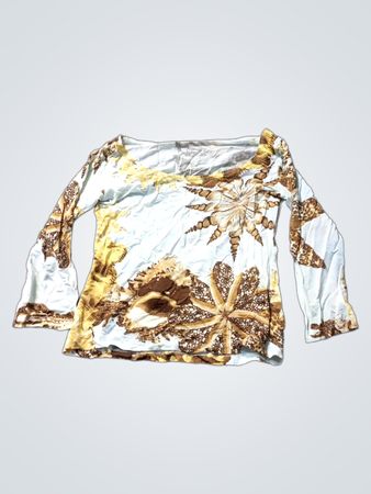 Langarmshirt mit floralem Druck