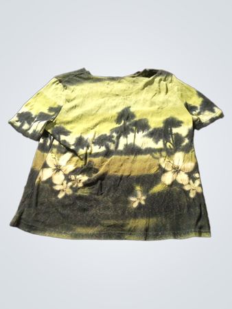 T-Shirt mit tropischem Druck