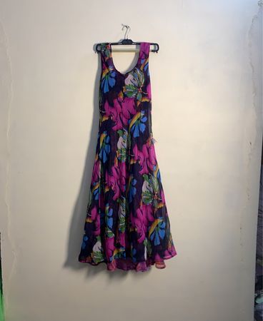 Maxikleid mit Blumenmuster