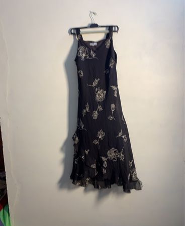 Mode Romantisches Blumenkleid