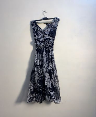 MNG Anzug Halter Neck Midi Kleid