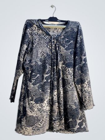 Langärmlige bedruckte Tunika