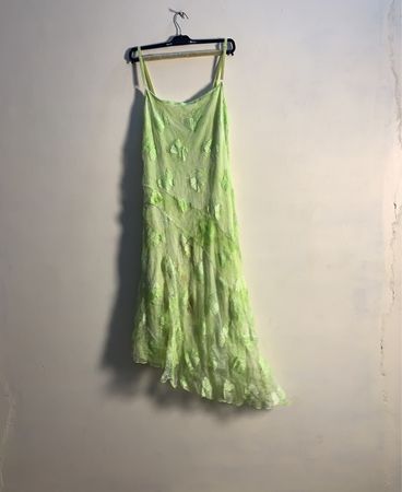 Amanda Top Fashion Limettengrünes Kleid
