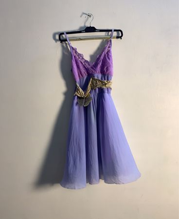 Charlie Purple Lace Dress
