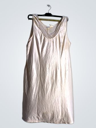 Cream Slip Dress