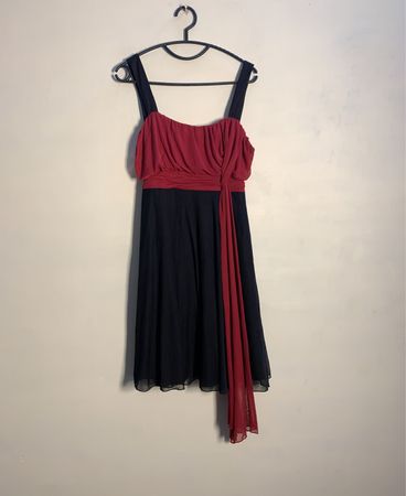 BODY FLIRT Red and Black Dress