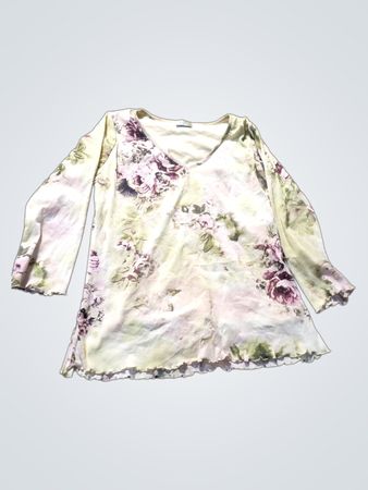 Vickie Floral Print Langarmtop