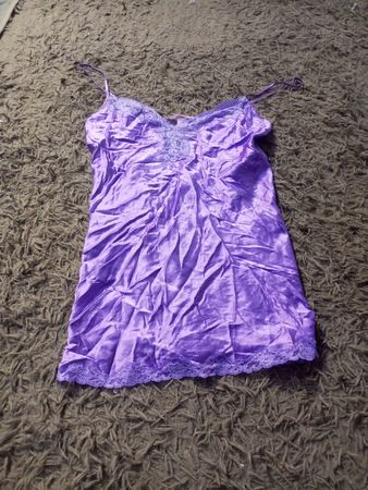 Victoria's Secret Lila Spitzenbesatz Nachthemd