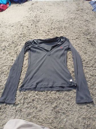 Ripp-Henley Longsleeve-Shirt