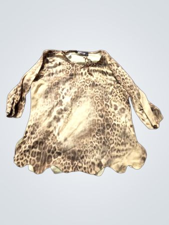Halogene Paris Leopardenmuster-Bluse