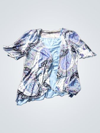 Tomar Konfekcja Damska Paisley Print Blouse