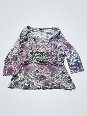 MODA bei George. Bedrucktes Langarmoberteil