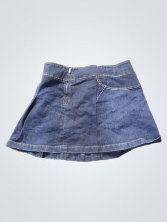 Fishbone Denim Minirock