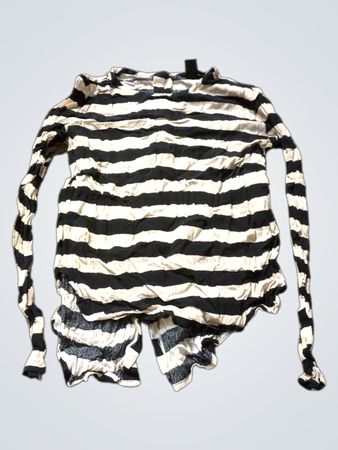 H&M Gestreiftes Langarmoberteil