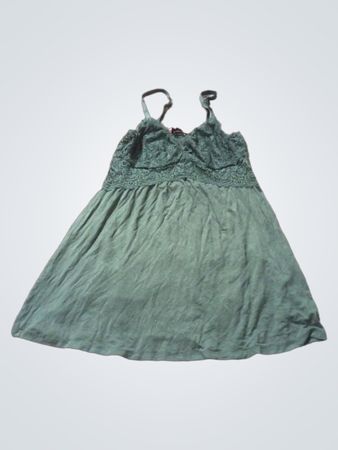 Hunkemöller Grüner Spitzenbesatz Cami