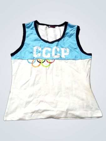 CCCP Olympische Ringe ärmelloses Top