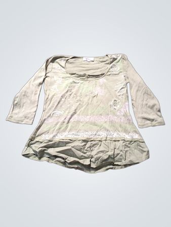 Affinités Armand Thiery Damen Größe 3 grünes Top
