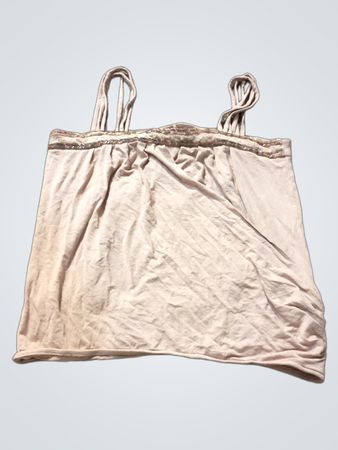 Leicht pinkfarbener Camisole mit verziertem Ausschnitt