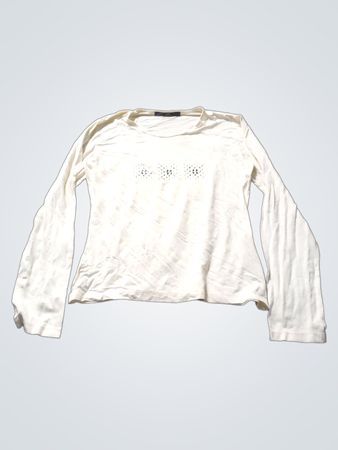 CABALL White Long Sleeve Top
