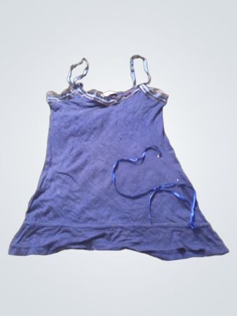 Rich & Famous The Original Style Blue Cami Top