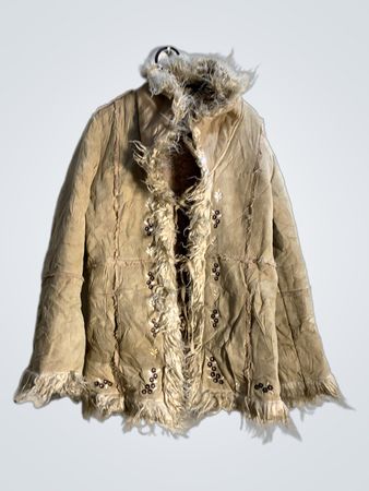 Hochbundjacke mit Kunstpelzfutter