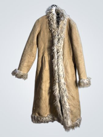Love.red Faux Fur Trimmed Coat