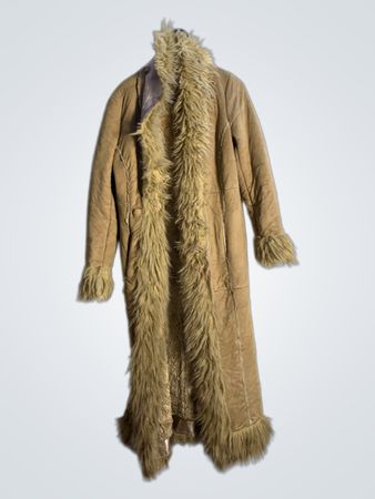 Manteau maxi en fausse fourrure doublé Dorothy Perkins