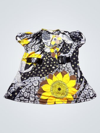 Jus d'Orange Paris Damenbluse mit Blumenmuster